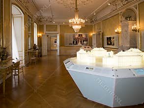 Interior of Amalienborg Castle, Copenhagen