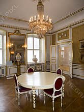 Interior of Amalienborg Castle, Copenhagen