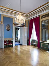 Interior of Amalienborg Castle, Copenhagen