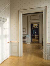 Interior of Amalienborg Castle, Copenhagen