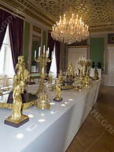 Interior of Amalienborg Castle, Copenhagen