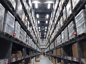 Large modern warehouse