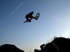 Mountain bike jump