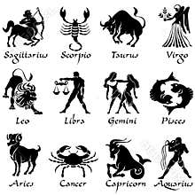 Zodiac sign vector
