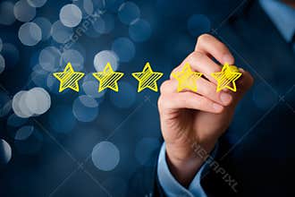 Review increase rating