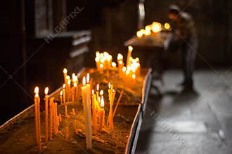 Golden candles