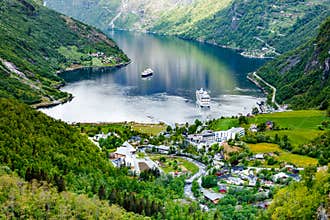 Geiranger fjord, Norway.