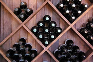 Diagonal Wine Rack