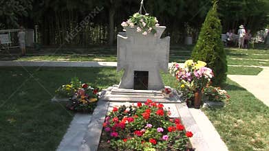 The grave of Vanga in Rupite, Bulgaria