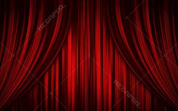 Theatre stage curtain
