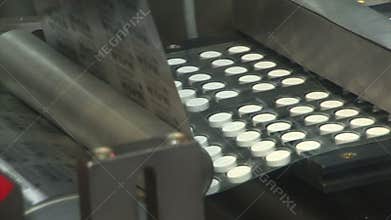 Automated production of medicines. packaging for tablets