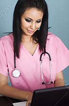 Attractive young nurse