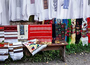 Traditional rugs and clothes