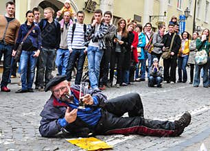 Unusual expressions on the street
