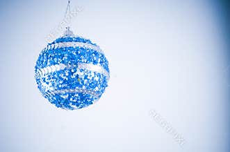 Blue Christmas Ball