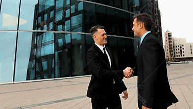 Businessman shake hands