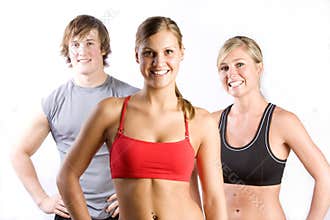 Smiling group of friends