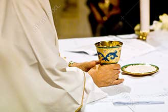 Symbols of religion : bread and wine