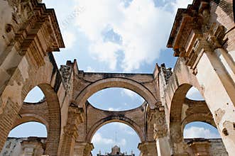 Ancient cathedral ruins