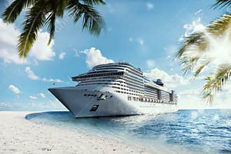 Tropical cruise voyage