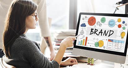 Brand Branding Advertising Trademark Marketing Concept