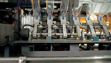 A manufacturing of plastic bottles for water