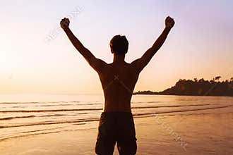 Sport background, winner or achievement concept