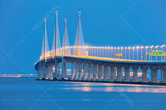 Night View of 2nd Penang Bridge, George Town Penang