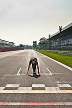 Starting block at Monza race track