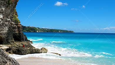 Dreamland beach on Bali.