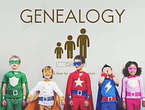 Genealogy Family Generations Relationship Concept