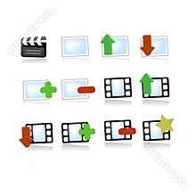 Gallery media video icons