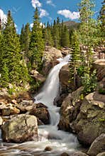 Alberta Falls in Rocky Mountain National Park