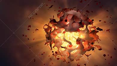 Big bang explosion