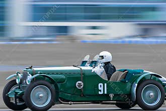Racing Driver - Vintage Sports Car