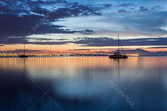 Amazing Sunrise and Sunset in George Town, Penang