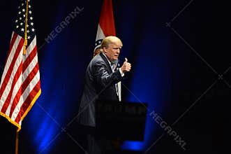 Donald Trump Campaigns in St. Louis
