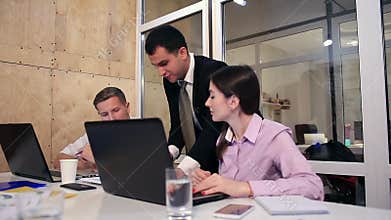 Business team working together at the office