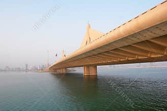 Manama scene from Shaikh Isa bin Salman bridge