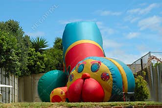 Bouncing castle for jumping kids