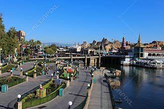 California Adventure area of Disneyland in California