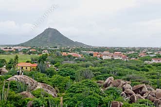 Aruba island landscape