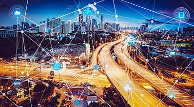 Smart city and wireless communication network