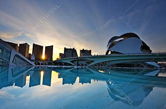 Ciudad de las artes y las ciencias. Valencia-Spain