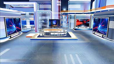 Virtual studio Newsroom C1