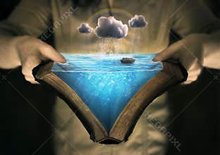 Reading the story of Noah`s ark