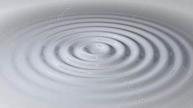 Circular Waves in a White Liquid