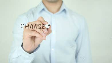 Change Your World, Writing On Transparent Screen