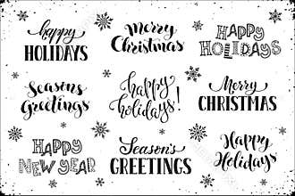 Happy holidays phrases