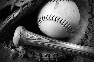 Old Baseball Equipment